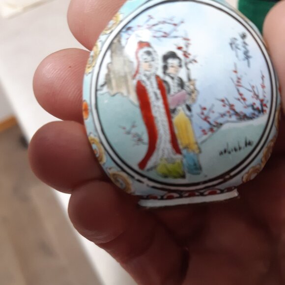 Antique Chinese Porcelain Snuff Bottle - Story Art - Picture 2 of 11